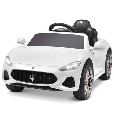 Joywhale 12V Kids Ride on Car Licensed Maserati Battery Powered Electric Vehicle, with 2.4G Remote Control, Metal Suspension, Safety Belt, DP-M02L