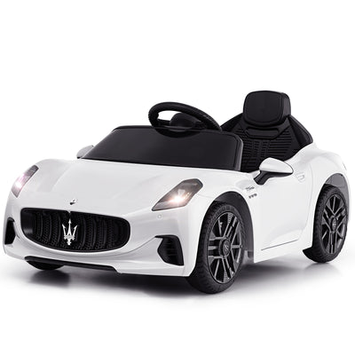 Joywhale Kids Ride on Car 12V Licensed Maserati Toy Car, Electric Vehicle for Kids, Ride On Toy for Toddlers Ages 3-6, Battery Powered Car with Remote Control, Safety Belt, Music, Bright Lights, Pink