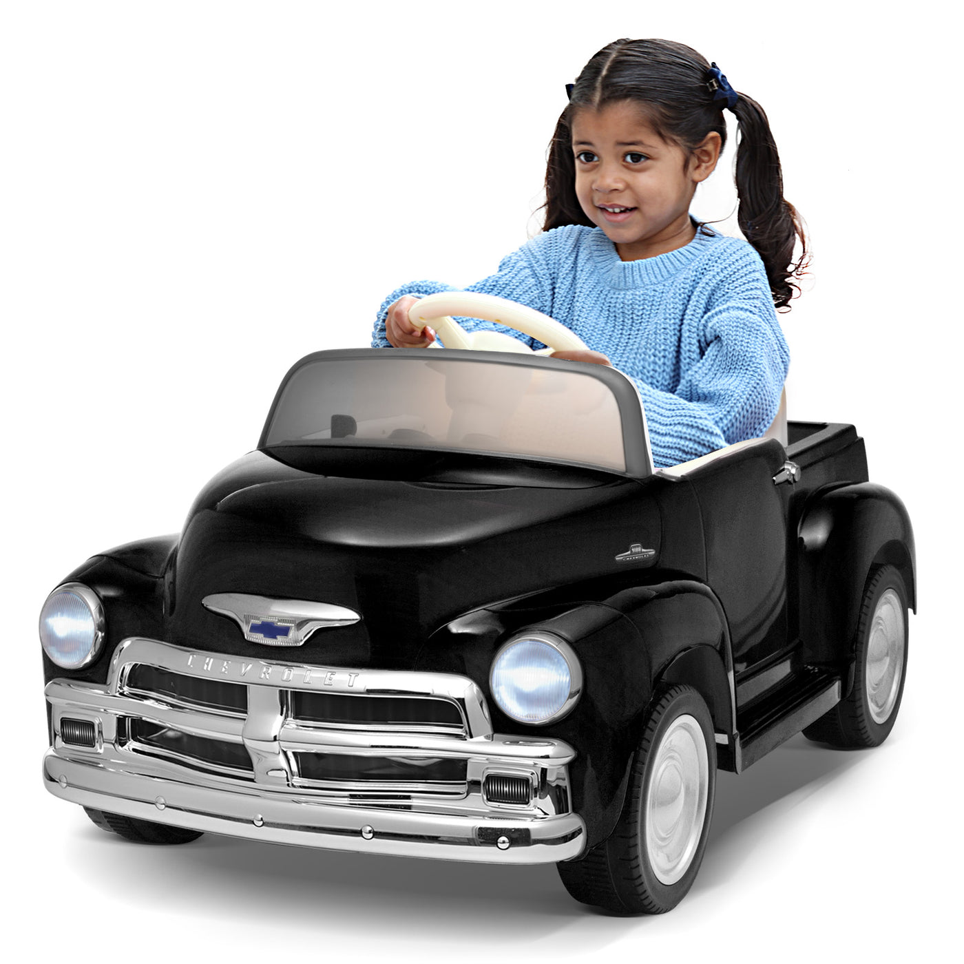 Joywhale 12V Kids Ride on Car Licensed Chevrolet 3100 Pickup , with 7AH Big Battery, 2.4G Remote Control, 3-Speeds, DP-CH01L