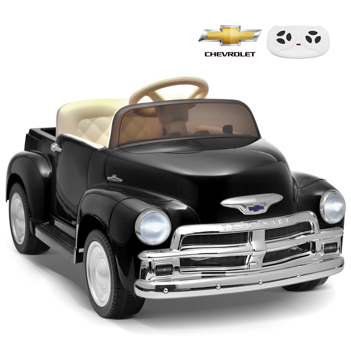 MAGYCAT 12V Kids Ride on Chevrolet Car Battery Powered Toy Electric Car for Kids with 7AH Big Battery