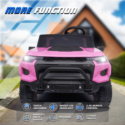 MAGYCAT 24V 2 Seater Ride on Truck Car 4X4 Large Size Battery Powered 2WD/ 4WD Switchable Vehicle for Kids, with 800W Powerful Engine, 10AH Big Battery, 2.4G Remote Control, Toy Storage & Music