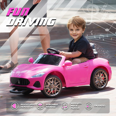 MAGYCAT 12V Maserati Kids Ride on Car Battery Powered Maserati Ride on Toy with Remote Control