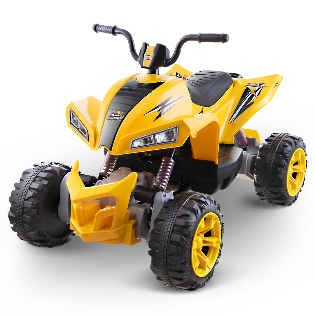 ¥ellow Bucks【Ride 4 Life】 Amazon.com: MUKIDY Kids ATV 4 Wheeler Ride on Eletric