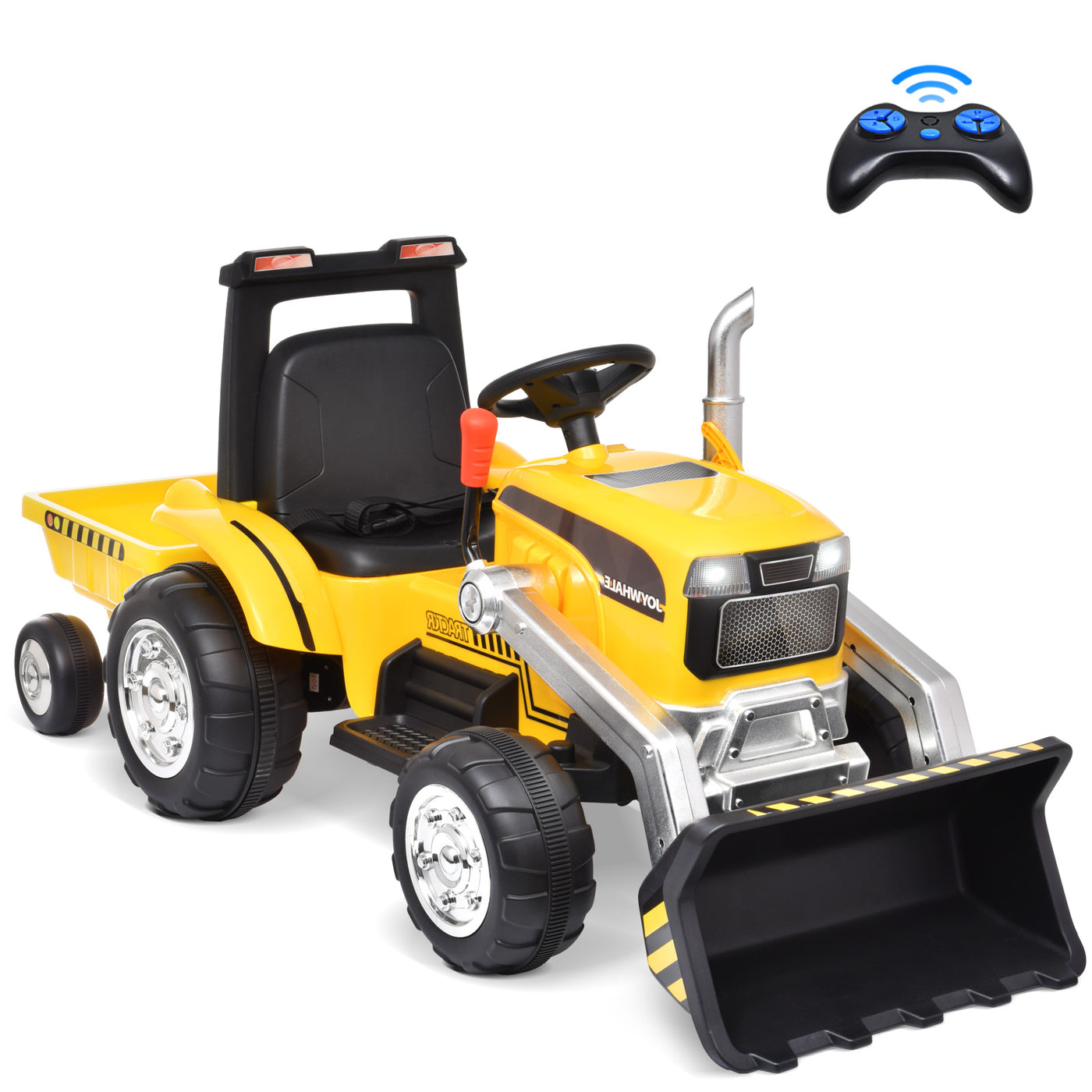 MAGYCAT 12V Kids Ride on Tractor Electric Excavator Battery Powered Toy Car for Kids Ages 3-6