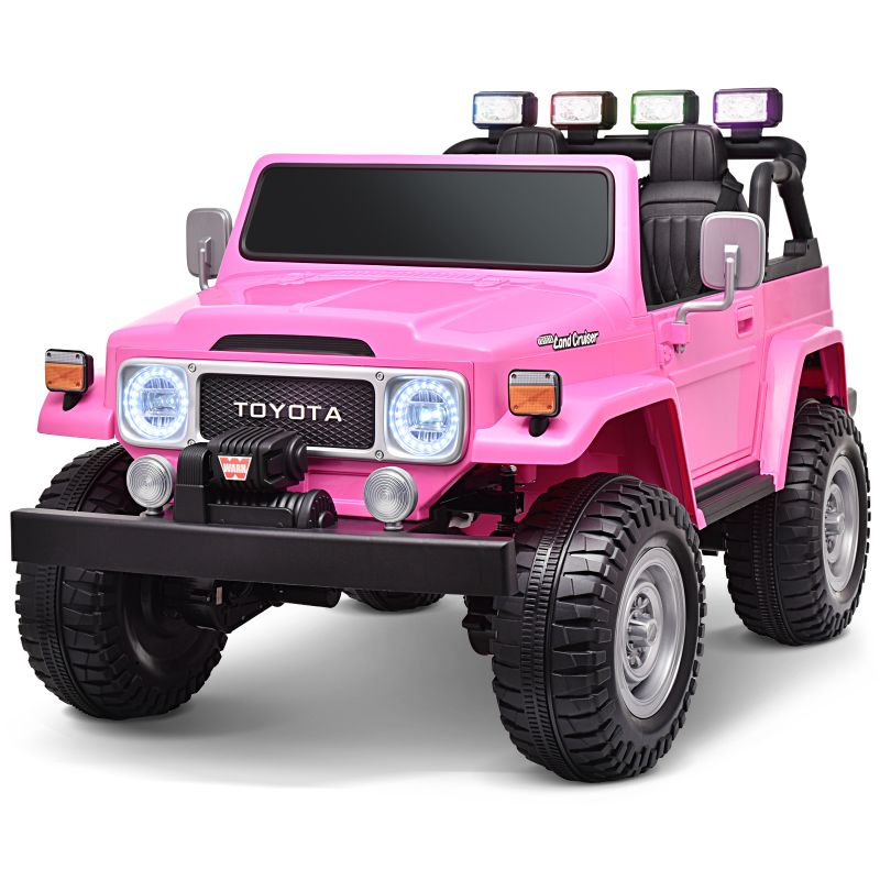 Joywhale 24V 2 Seater Kids Ride on Truck Licensed Toyota Land Cruiser,