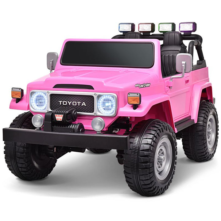 Jeep Seater Ride On Car With Parental Remote Control Pink