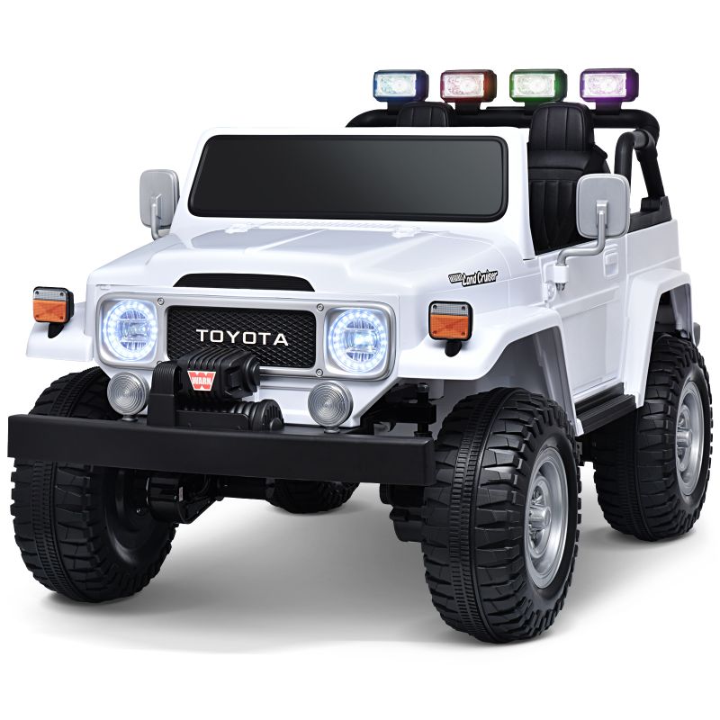 Joywhale 24V 2 Seater Kids Ride on Truck Licensed Toyota Land Cruiser,